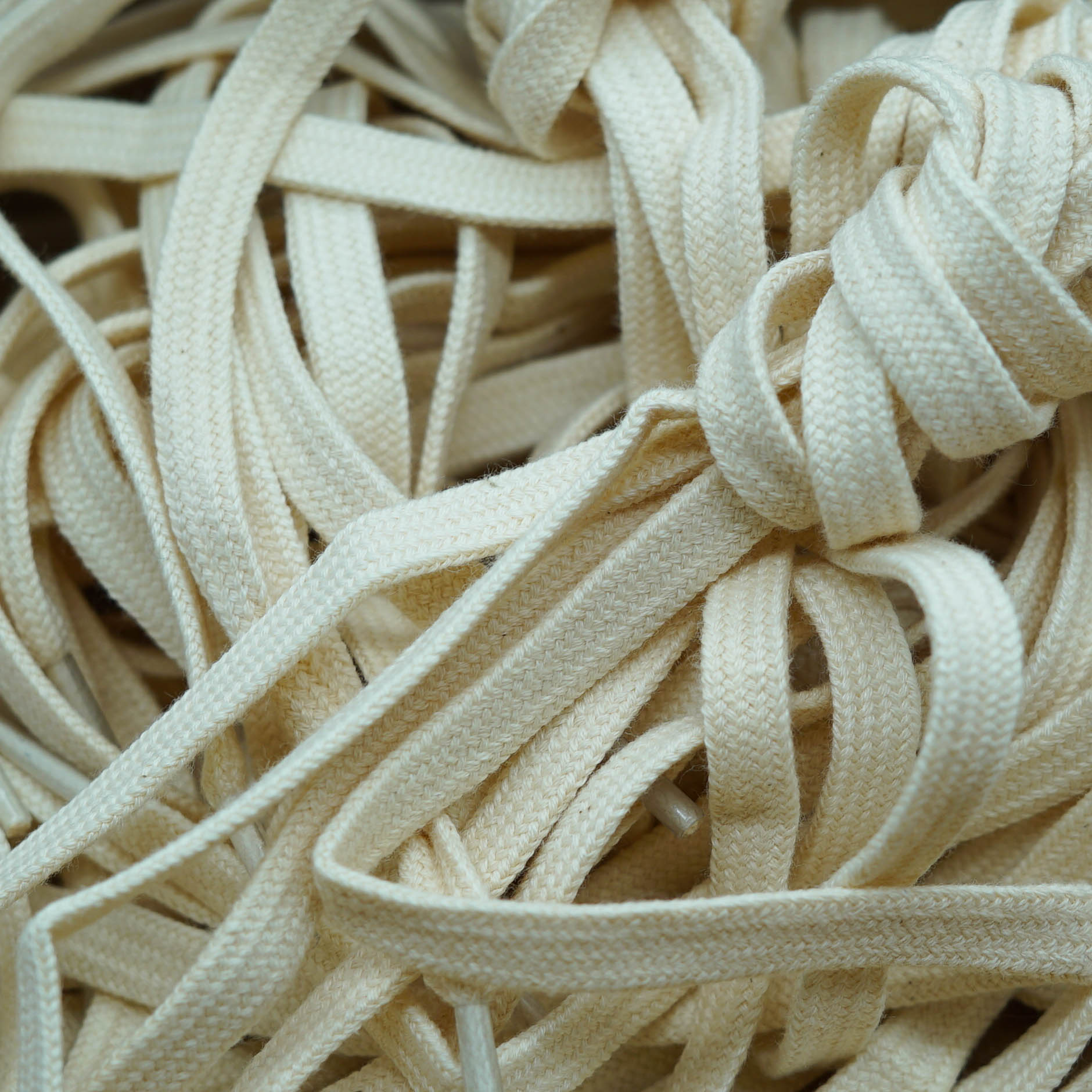 Beige waged replacement laces are mostly used in converse and gucci sneakers